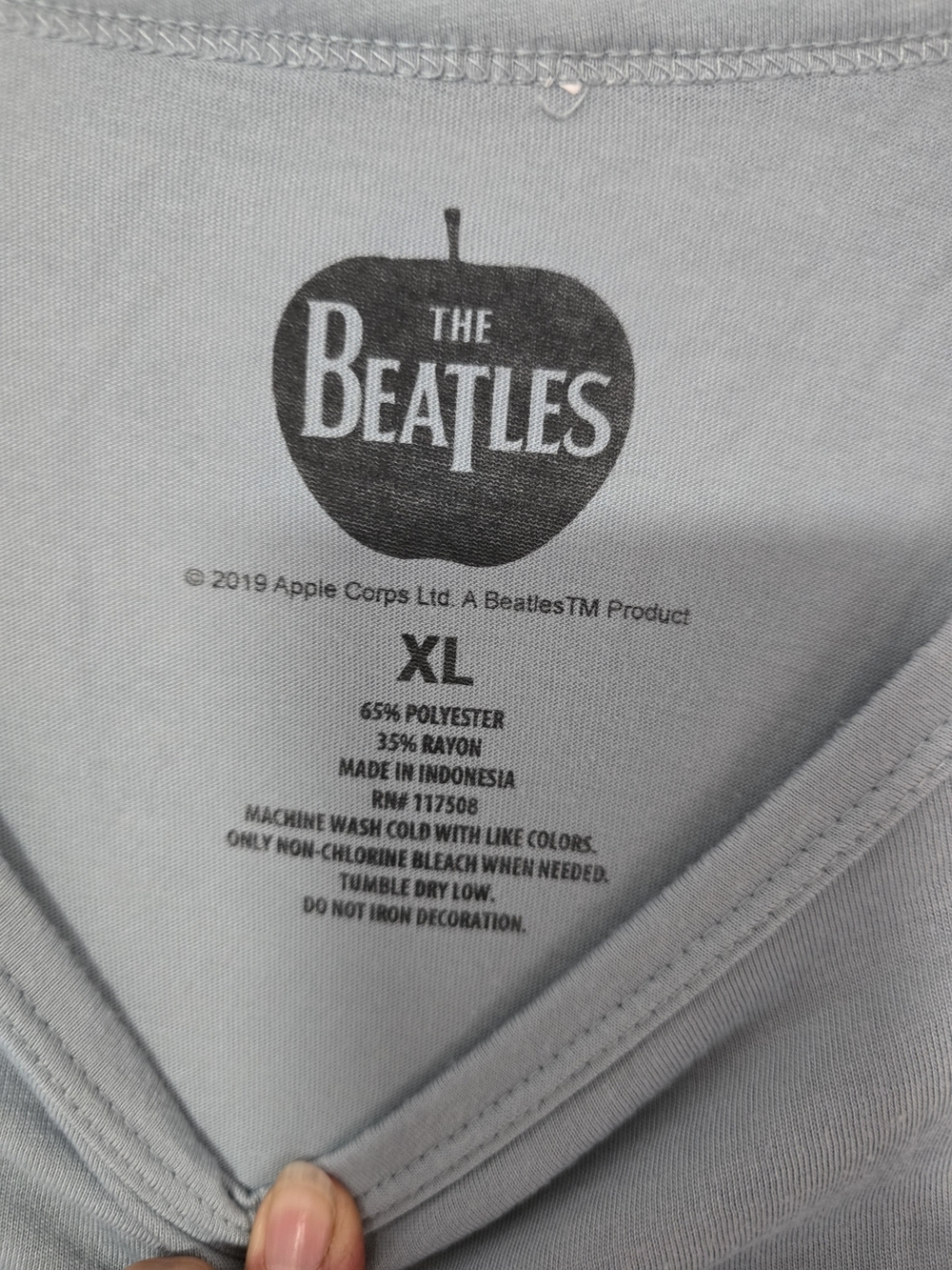 The Beatles Abbey Road Graphic Tee - Light Blue - Picture 4 of 5
